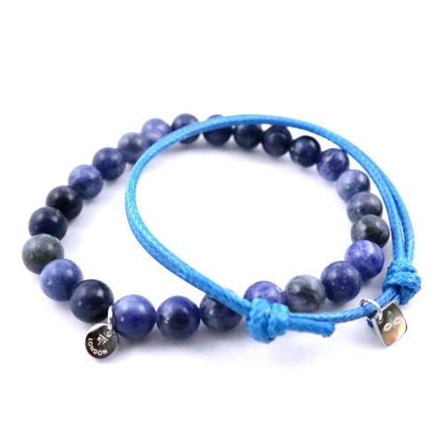 Tateossian London Blue Double Bracelets