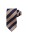 Amanda Christensen Repp Weave Striped Tan Navy Blue Tie