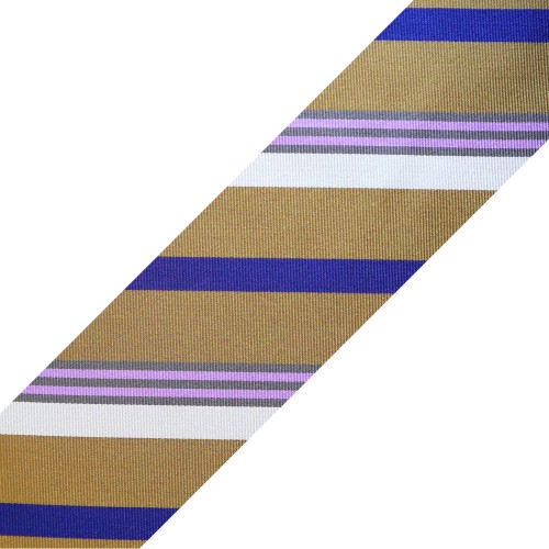 Spazio Artigianale Italian Silk Yellow Blue White Pink Grey Bespoke Handmade Tie 