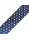 Spazio Artigianale Sevenfold Italian Wool Silk Blue Bespoke Handmade Tie Geometric