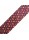 Spazio Artigianale Sevenfold Italian Wool Silk Burgundy Bespoke Handmade Tie Geometric